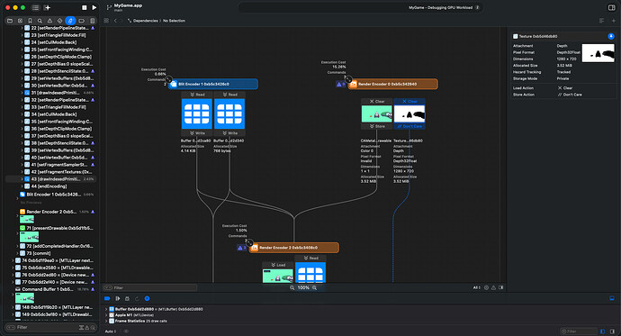 graph view metal debugger